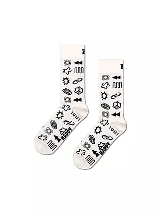 HAPPY SOCKS | Herren Socken TECHY SOCK 41-46 white | 